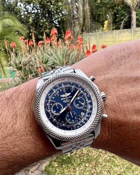 breitling bentley replica band|real breitling bentley watch.